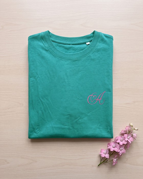 Letters vol liefde - T-shirt (oversized model)